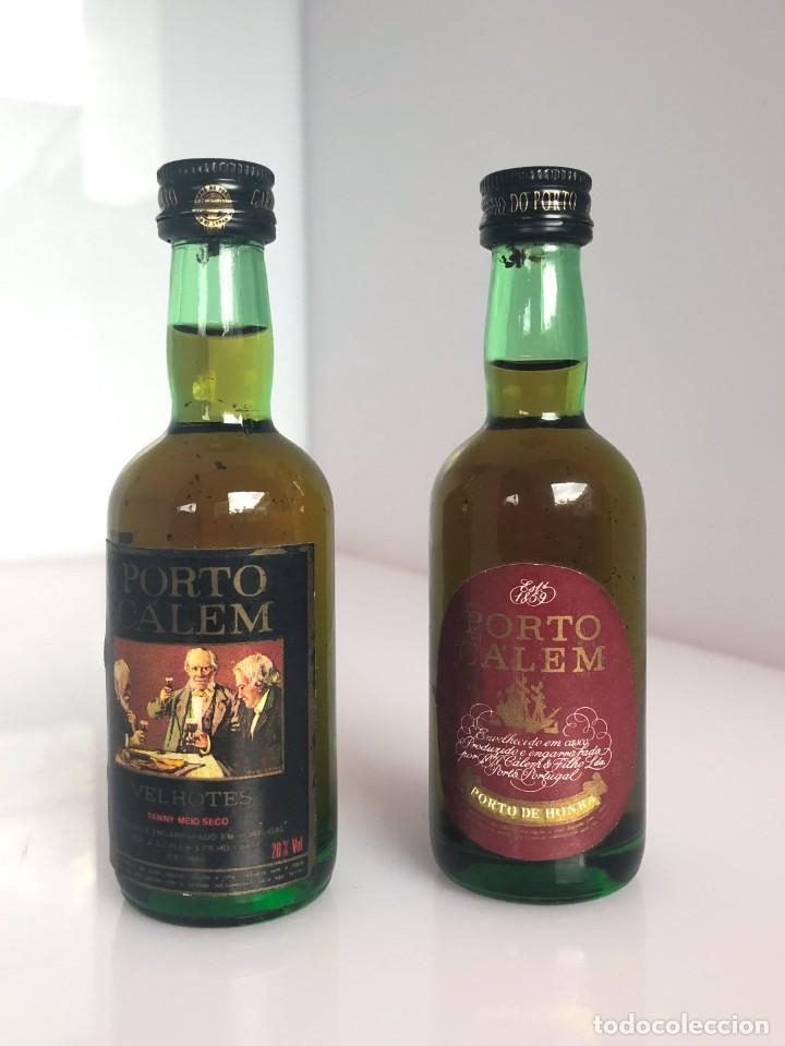 Coleccionismo de vinos y licores: Botellines de licor - Calem Porto - Precintados