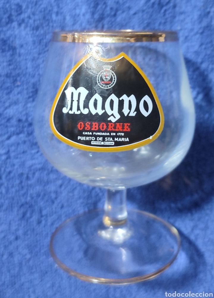 Coleccionismo de vinos y licores: Copa magno osborne casa fundada en 1772 brandy puerto de santa maria