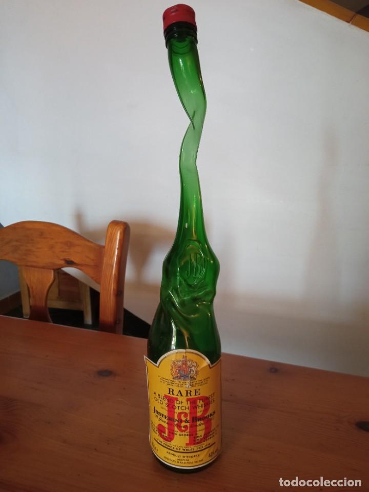 Coleccionismo de vinos y licores: BOTELLA WHISKIE JB 70CL. CUELLO RETORCIDO