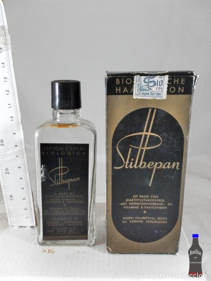 Colecionismo de vinhos e licores: BOTELLITA BOTELLIN STILBEPAN LOCION CAPILAR CONTRA CAIDA DEL CABELLO