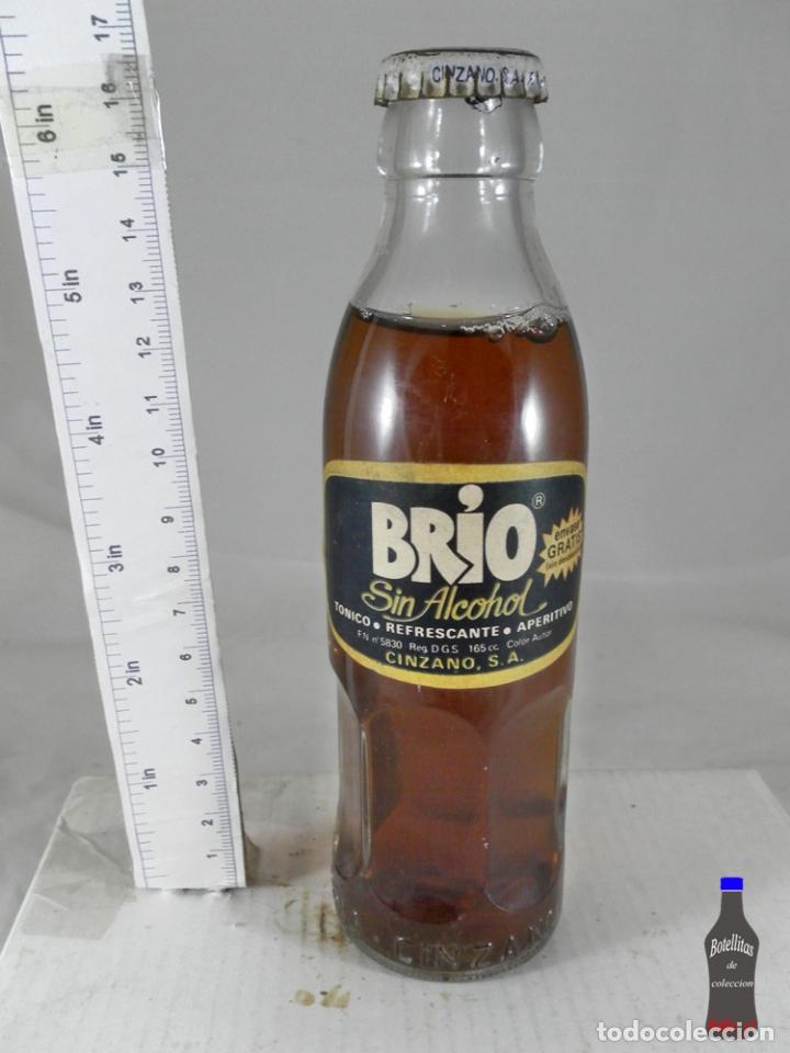 Collection of wines and liquors: BOTELLITA BOTELLIN BRIO CINZANO SIN ALCOHOL CHAPA CORONA