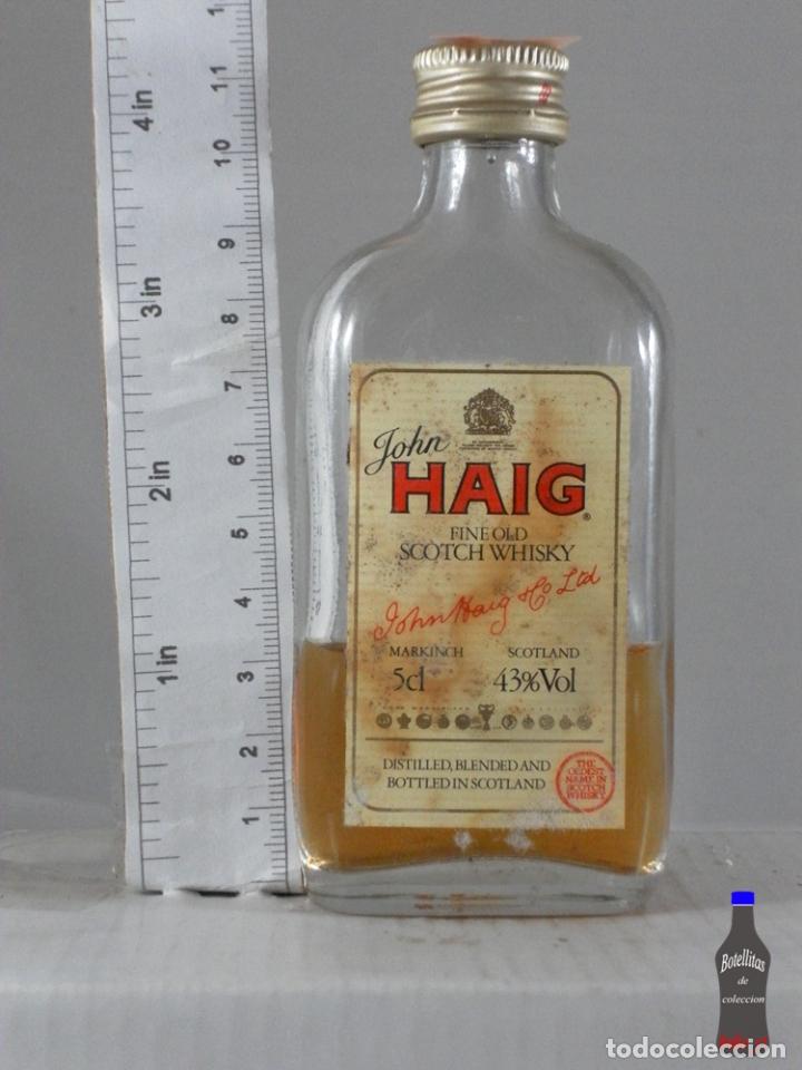 Coleccionismo de vinos y licores: BOTELLITA BOTELLIN WHISKY JOHN HAIG FINE OLD SCOTCH WHISKY SCOTLAND MADRID