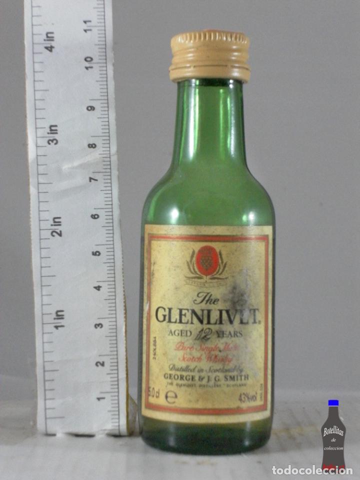 Coleccionismo de vinos y licores: BOTELLITA BOTELLIN WHISKY GLENLIVET SCOTLAND SANDEMAN ALAVA