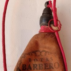 Coleccionismo de vinos y licores: BOTA DE VINO, PEQUEÑA, 18 CM-BARBERO-QUEL-RIOJA
