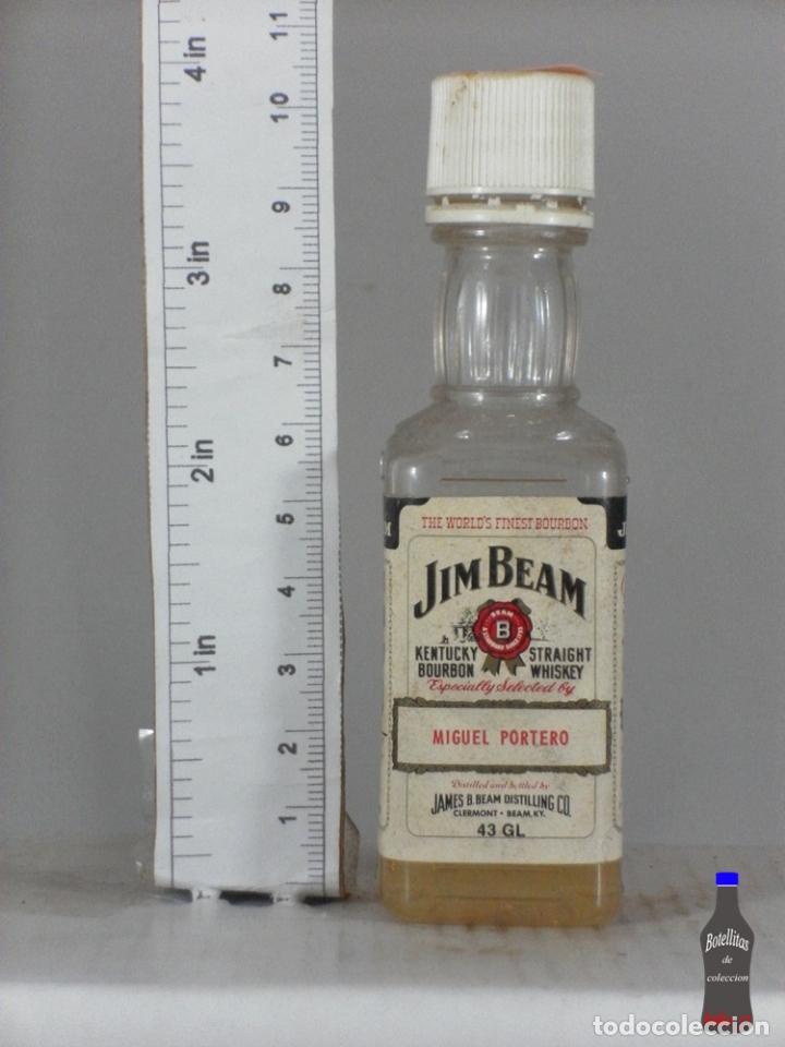 Sammlung von Weinen und Lik&ouml;ren: BOTELLITA BOTELLIN WHISKEY JIM BEAM MIGUEL PORTERO CLERMONT BEAM