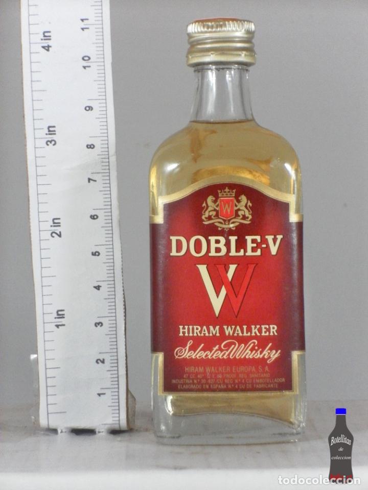 Coleccionismo de vinos y licores: BOTELLITA BOTELLIN WHISKY DOBLE W HIRAM WALKER EUROPA S.A. ESPA&Ntilde;A