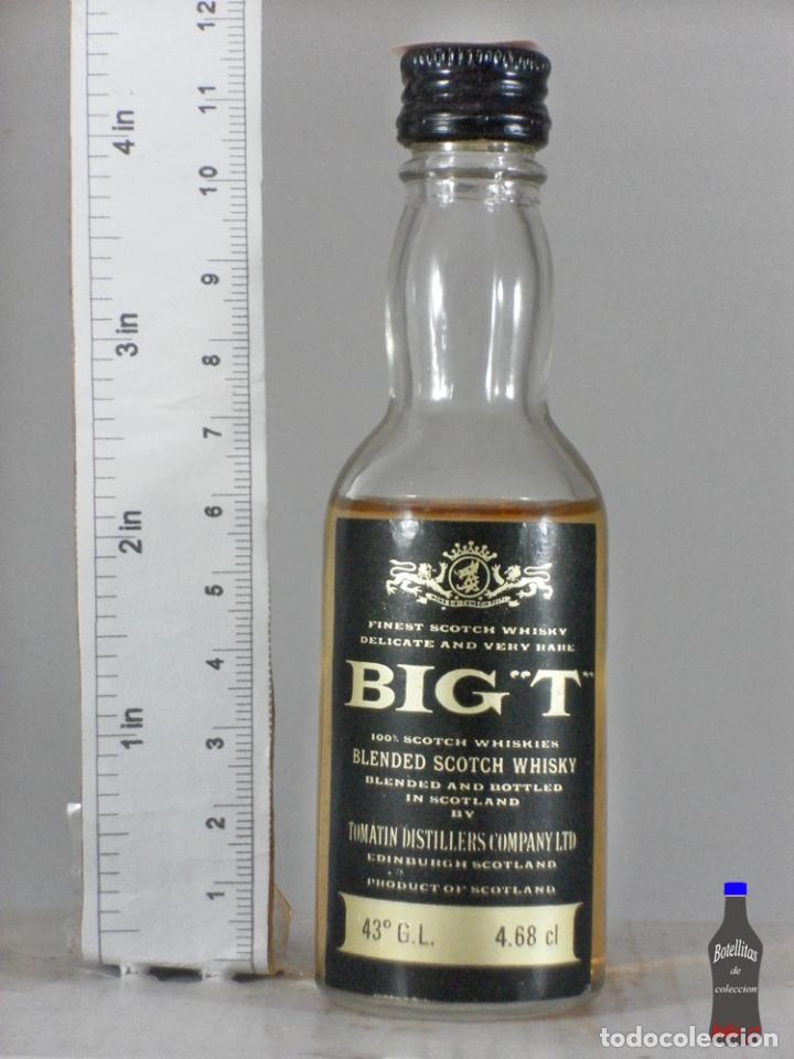 Coleccionismo de vinos y licores: BOTELLITA BOTELLIN WHISKY BIG T BLENDED TOMATIN EDINBURGH