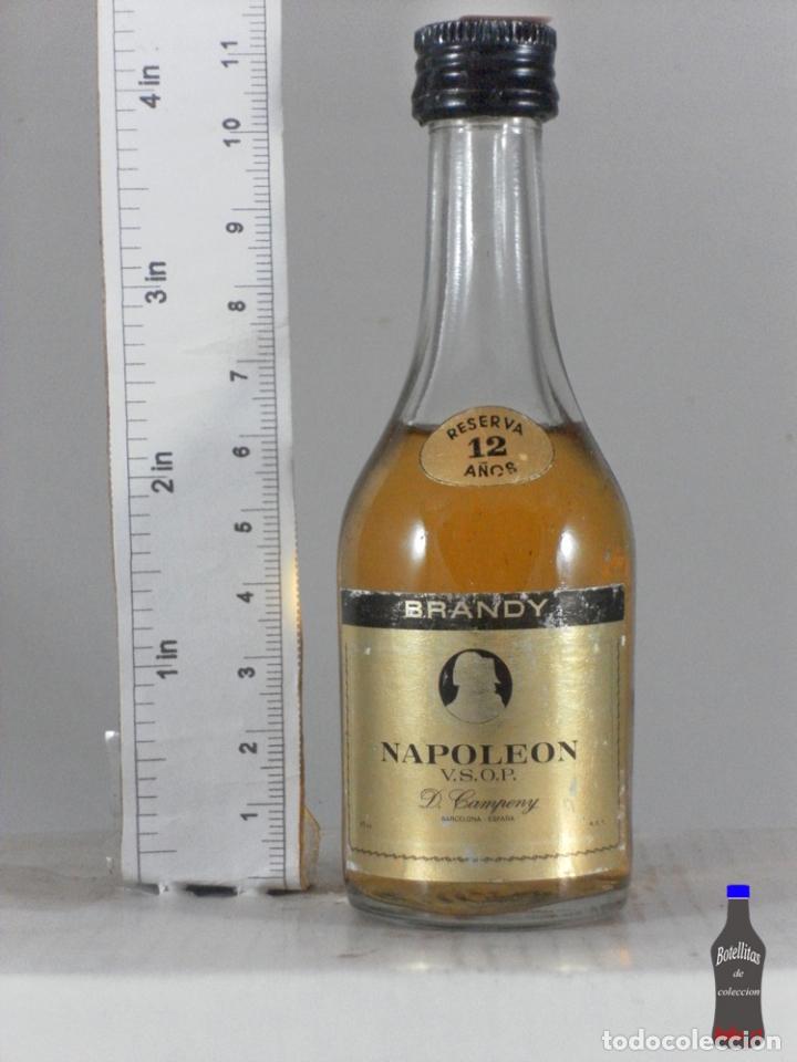 Coleccionismo de vinos y licores: BOTELLITA BOTELLIN BRANDY NAPOLEON V.S.O.P. RESERVA 12 A&Ntilde;OS DESTILERIAS CAMPENY