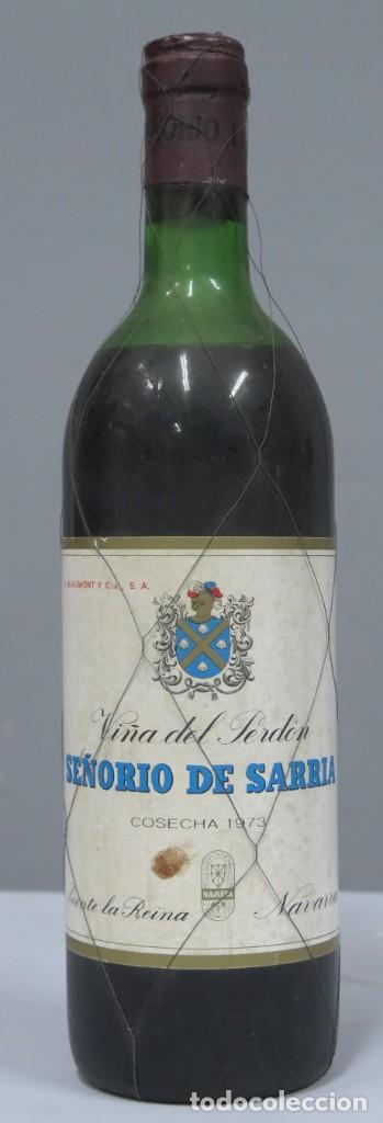 Coleccionismo de vinos y licores: BOTELLA. SE&Ntilde;ORIO DE SARRIA. 1973 - Foto 1