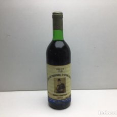 Coleccionismo de vinos y licores: BOTELLA DE VINO COS DE MOSSOS D'ESCUADRA BARCELONA - AÑO 1950 - COOPERATIVA AGRICOLA DE VALLS