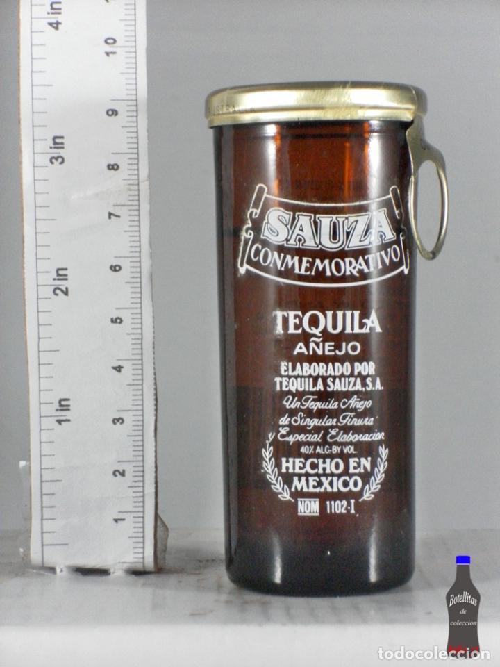 Sammlung von Weinen und Lik&ouml;ren: BOTELLITA BOTELLIN TEQUILA CONMEMORATIVO A&Ntilde;EJO SAUZA HECHO EN MEXICO DOMECQ IMPORTERS USA