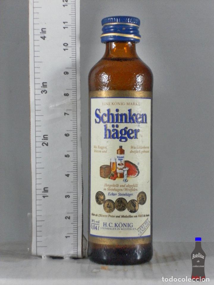 Sammlung von Weinen und Lik&ouml;ren: BOTELLITA BOTELLIN SCHINKEN HAGER KONIG