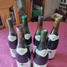 Coleccionismo de vinos y licores: LOTE DE 6 BOTELLAS DE VINO TINTO FRANCÉS, DIFERENTES MARCAS Y AÑOS.