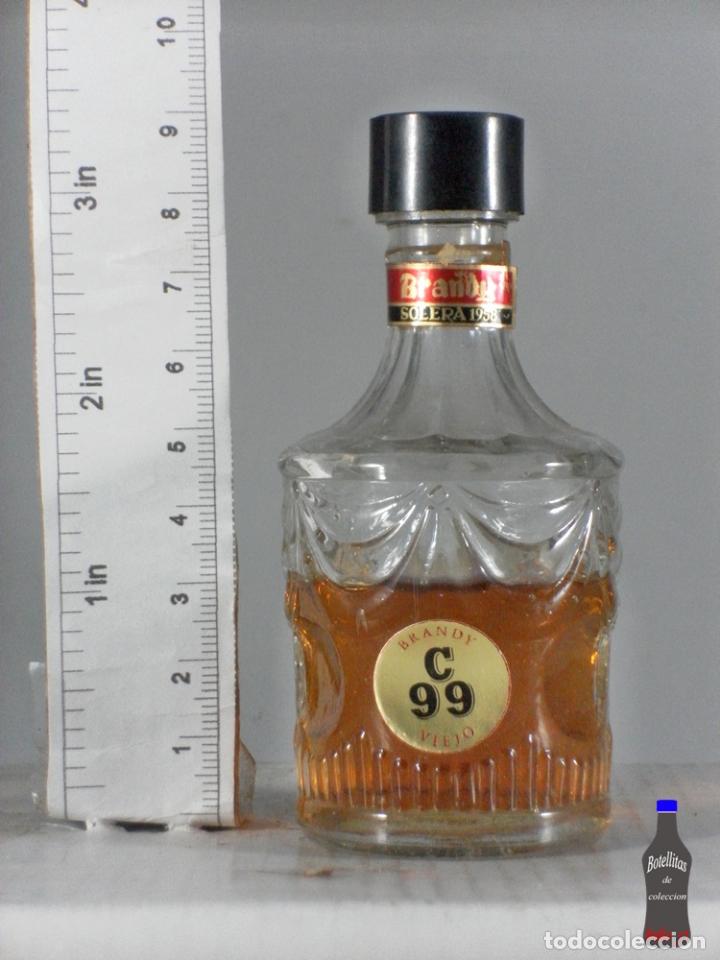 Coleccionismo de vinos y licores: BOTELLITA BOTELLIN BRANDY VIEJO C99 SOLERA 1958 A. GO&Ntilde;I