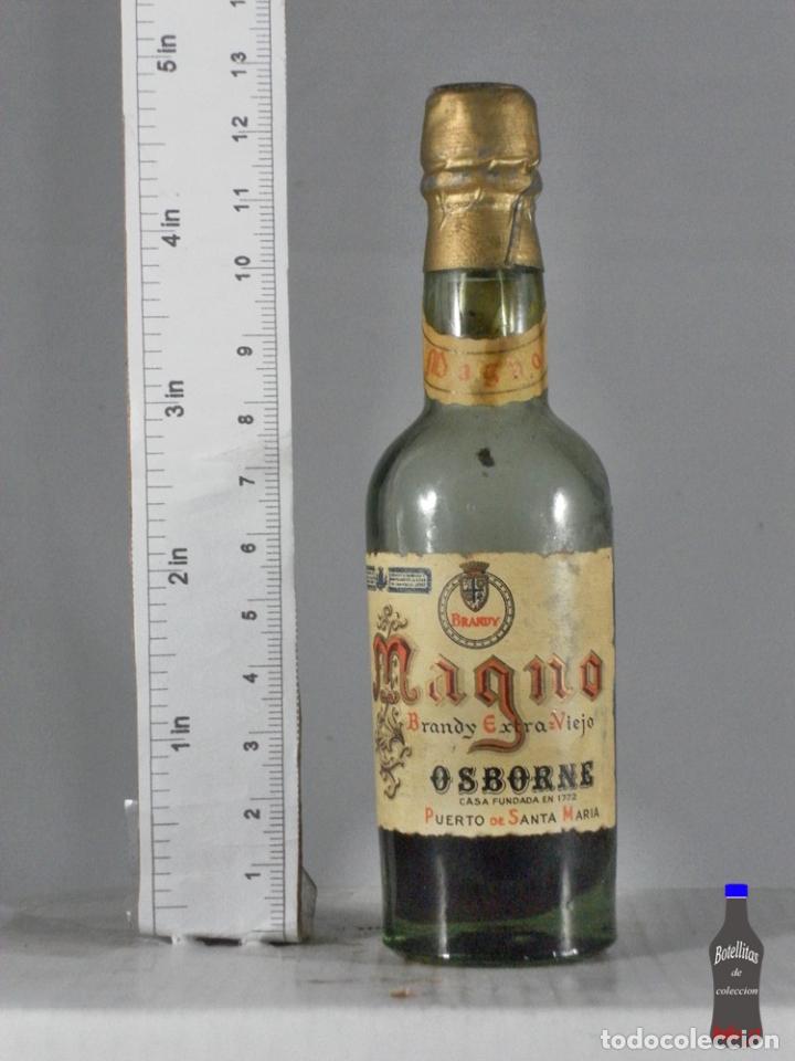 Coleccionismo de vinos y licores: BOTELLITA BOTELLIN BRANDY MAGNO EXTRA VIEJO OSBORNE PUERTO DE SANTA MARIA