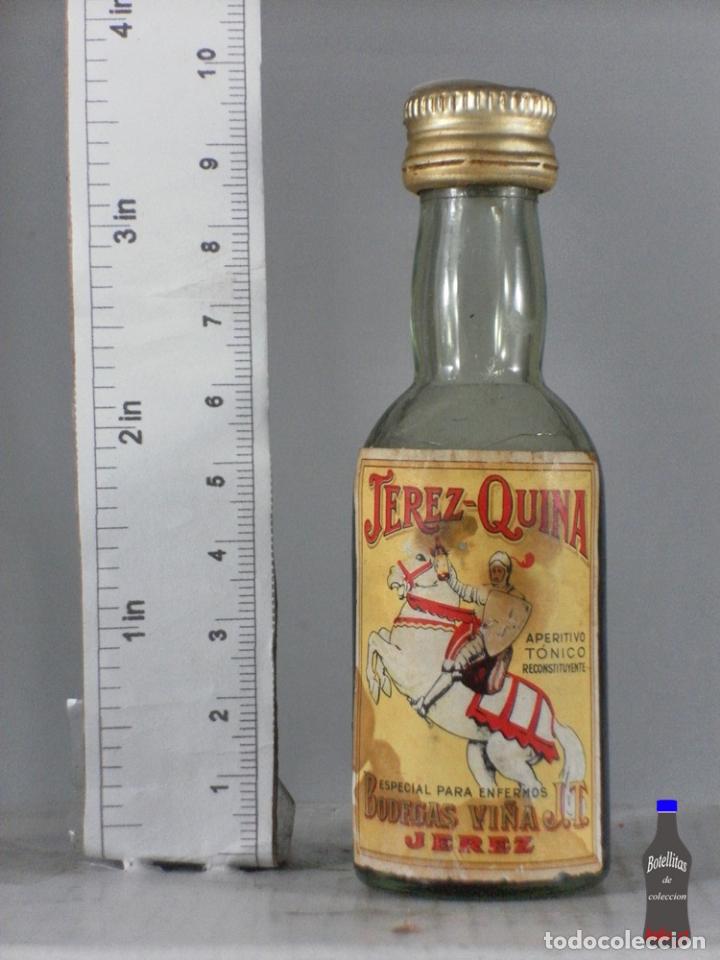 Coleccionismo de vinos y licores: BOTELLITA BOTELLIN JEREZ QUINA BODEGAS VI&Ntilde;A JT JEREZ