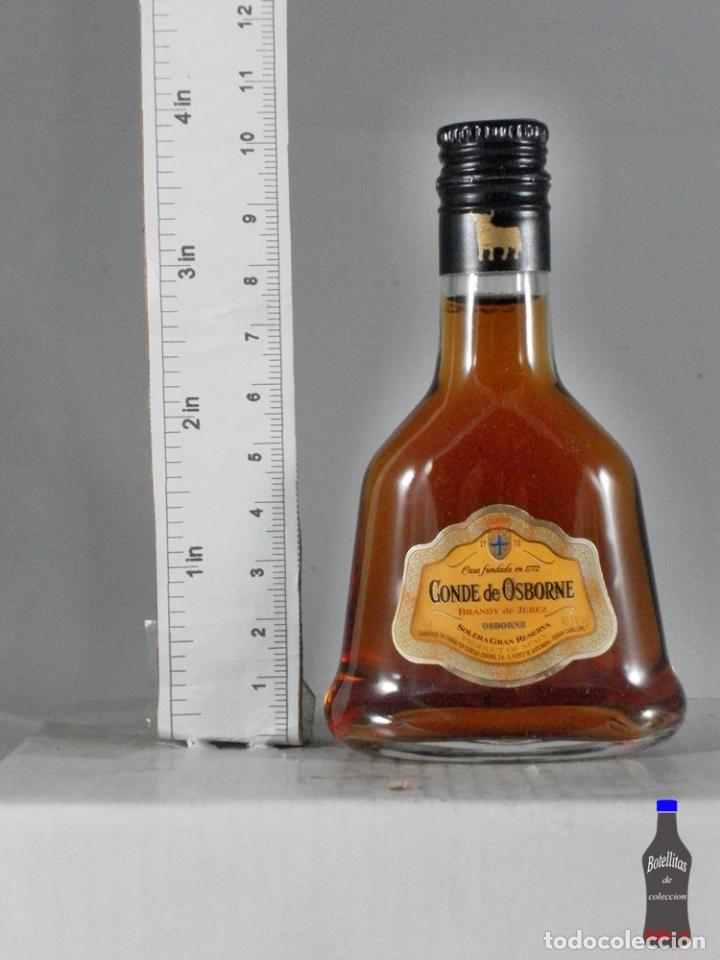 Coleccionismo de vinos y licores: BOTELLITA BOTELLIN BRANDY CONDE DE OSBORNE SOLERA GRAN RESERVA PUERTO DE SANTA MARIA