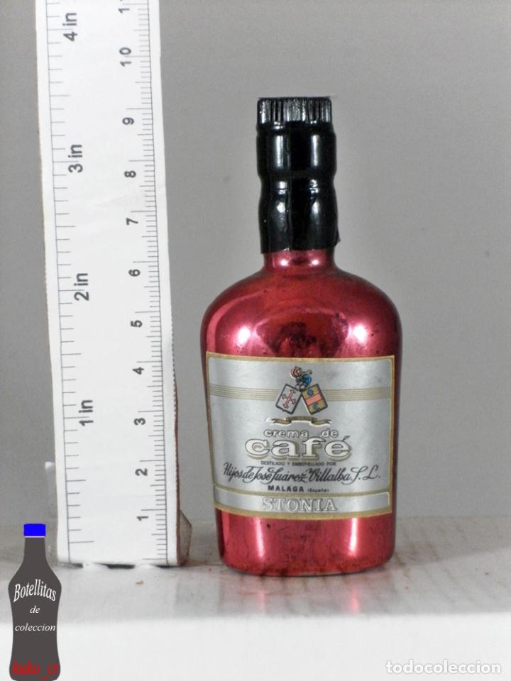 Coleccionismo de vinos y licores: BOTELLITA BOTELLIN LICOR DE CAFE HIJOS DE SUAREZ VILLALBA MALAGA STONIA