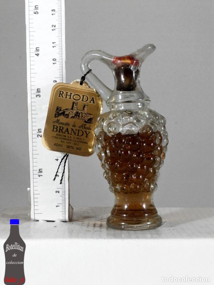 Coleccionismo de vinos y licores: BOTELLITA BOTELLIN RHODA BRANDY GARRIGUELLA