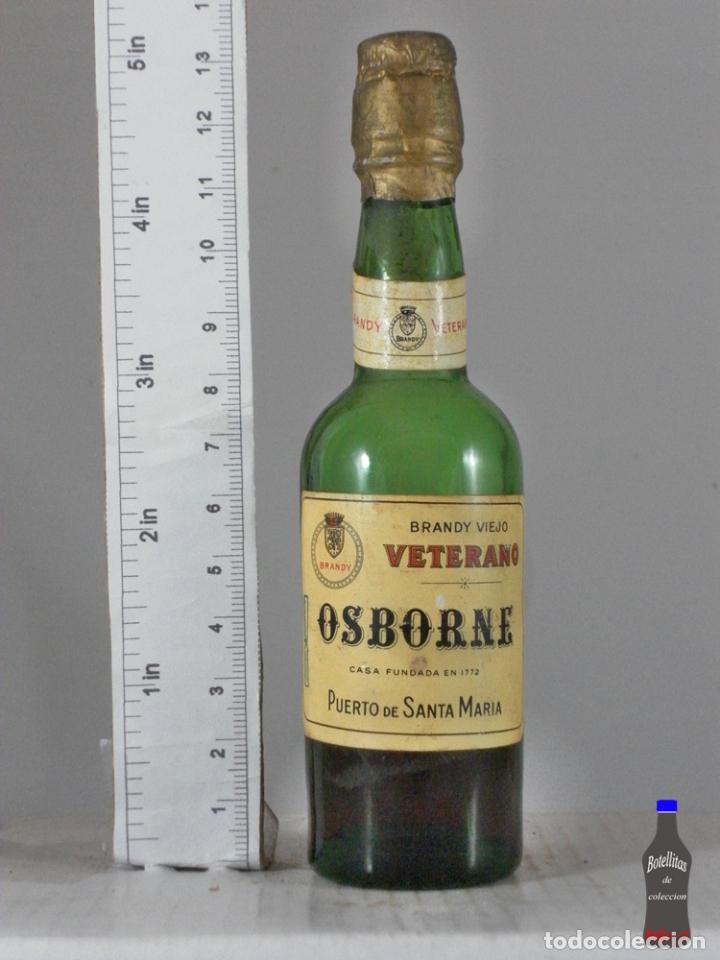 Coleccionismo de vinos y licores: BOTELLITA BOTELLIN BRANDY VIEJO VETERANO OSBORNE PUERTO DE SANTA MARIA