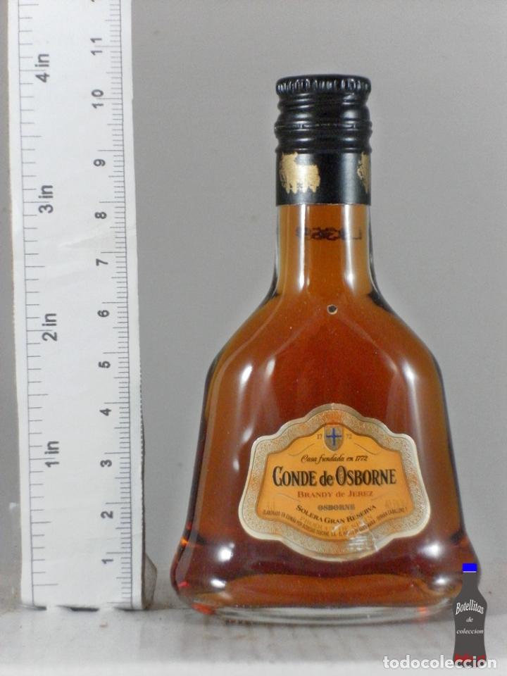 Coleccionismo de vinos y licores: BOTELLITA BOTELLIN BRANDY CONDE DE OSBORNE SOLERA GRAN RESERVA PUERTO DE SANTA MARIA