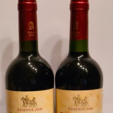 Coleccionismo de vinos y licores: 2 BOTELLAS VINO ESTOLA 2006-2008 RESERVA BODEGAS AYUSO. Lote 360208940