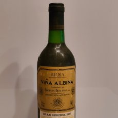 Colecionismo de vinhos e licores: BOTELLA VINO VIÑA ALBINA 1970 GRAN RESERVA ”BODEGAS RIOJANAS”. Lote 361038010