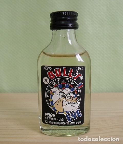 Coleccionismo de vinos y licores: Botella Miniatura Botellin Licor Bull's Eye - Feige