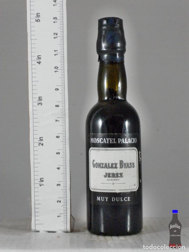Coleccionismo de vinos y licores: BOTELLITA BOTELLIN MOSCATEL PALACIO MUY DULCE GONZALEZ BYASS JEREZ
