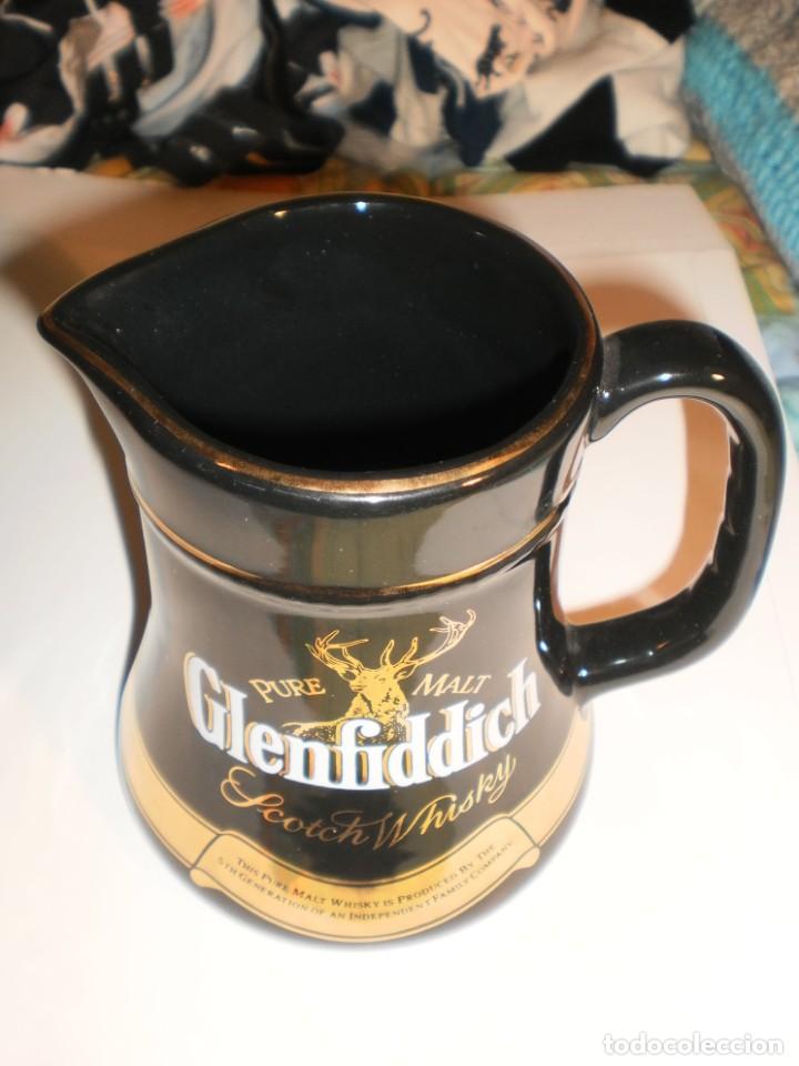 Coleccionismo de vinos y licores: jarra glenfiddich pure malt scotch whisky 14 cm altura 13 cm di&aacute;metro base (seminueva)
