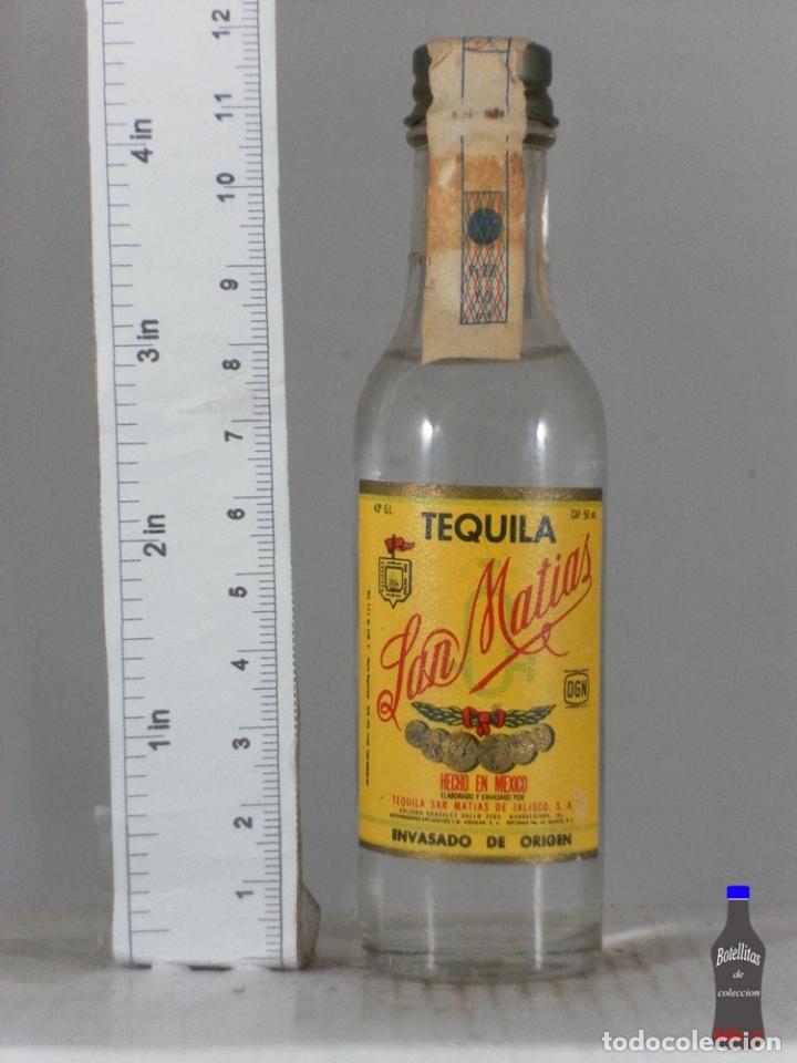 Sammlung von Weinen und Lik&ouml;ren: BOTELLITA BOTELLIN TEQUILA SAN MATIAS DE JALISCO ENVASADO EN GUADALAJARA MEXICO