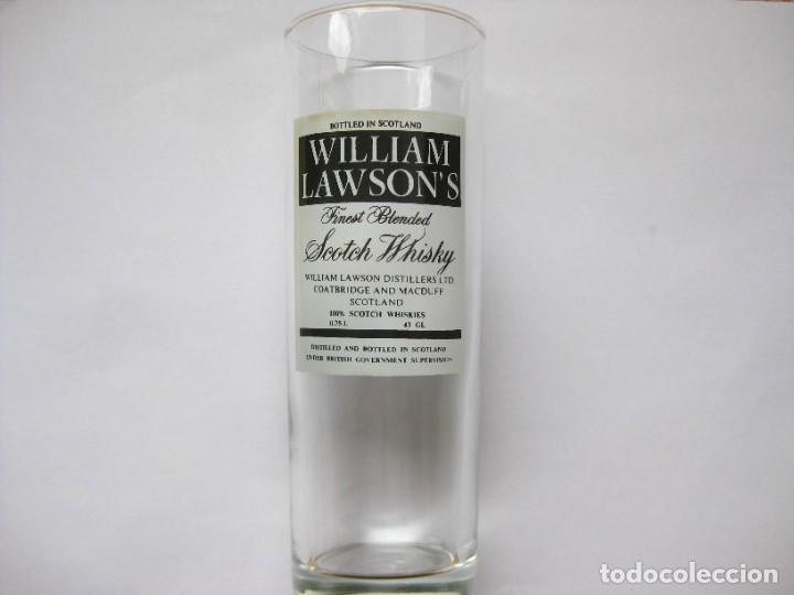 Coleccionismo de vinos y licores: VASO TUBO WHISKY WILLIAM LAWSON&acute;S