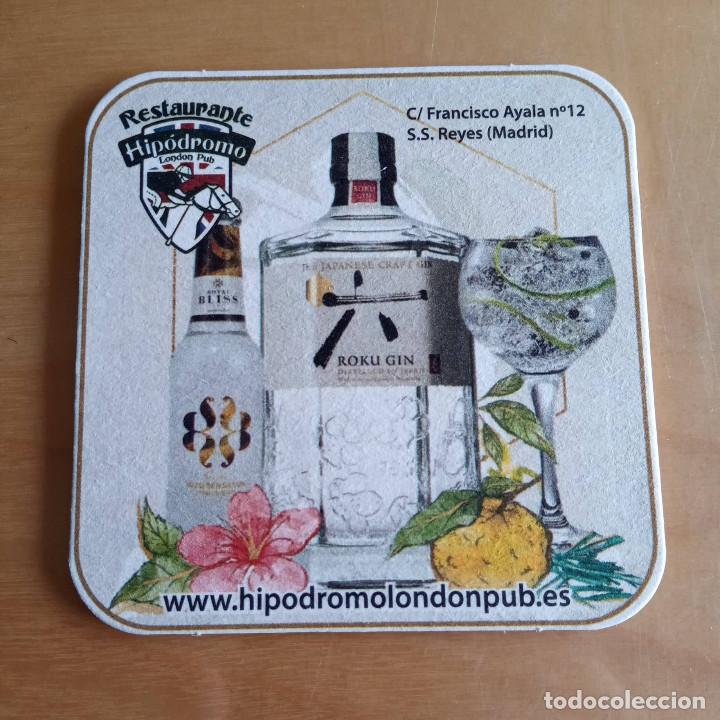 Coleccionismo de vinos y licores: Posavasos Ginebra Roku Gin