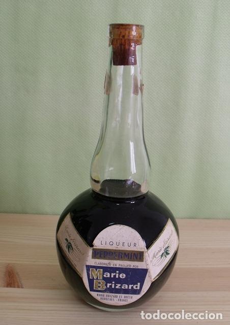 Coleccionismo de vinos y licores: Botella Licor Peppermint Liqueur - Marie Brizard