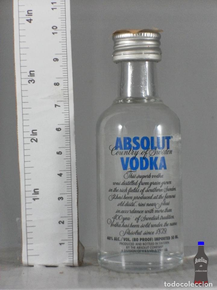 Sammlung von Weinen und Lik&ouml;ren: BOTELLITA BOTELLIN ABSOLUT VODKA VINS SPIRIT SWEEDEN