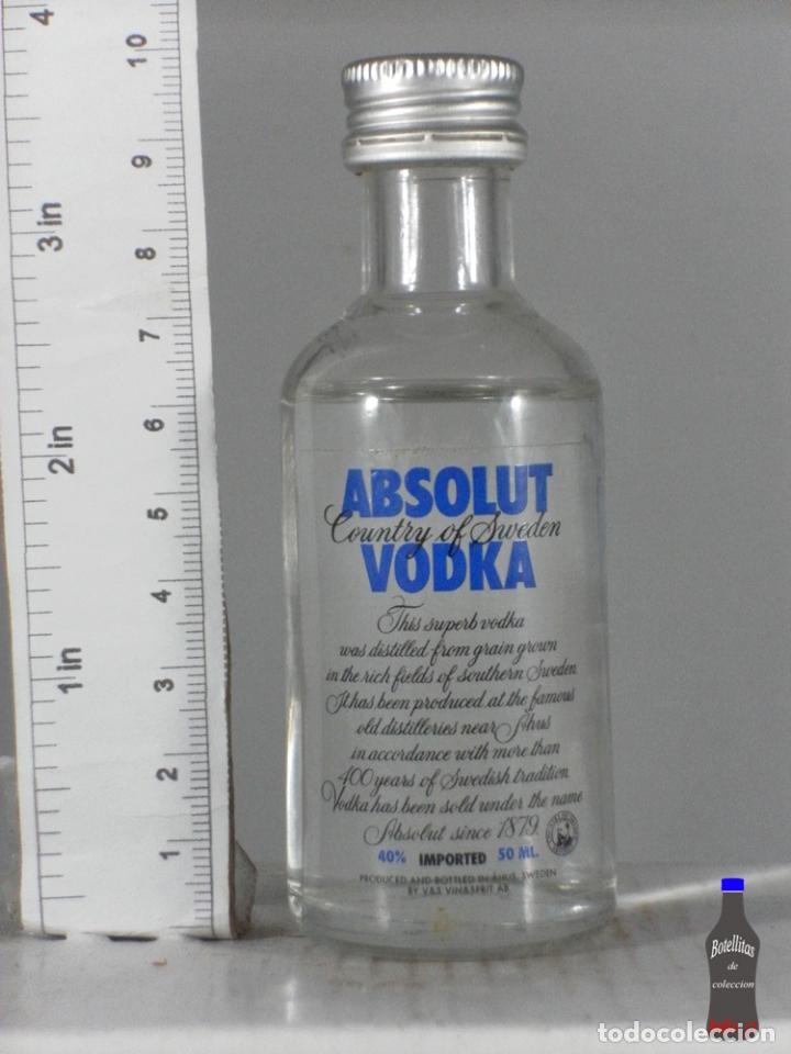 Sammlung von Weinen und Lik&ouml;ren: BOTELLITA BOTELLIN ABSOLUT VODKA VINS SPIRIT SWEEDEN