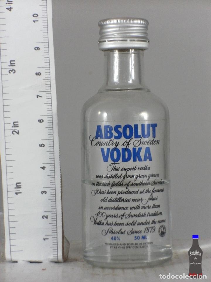 Coleccionismo de vinos y licores: BOTELLITA BOTELLIN ABSOLUT VODKA VINS SPRIT SWEEDEN