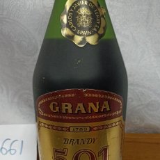 Coleccionismo de vinos y licores: 661/ BOTELLA DE BRANDY SIN ABRIR. GRANA , 501. Lote 366273551