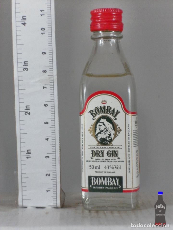 Sammlung von Weinen und Lik&ouml;ren: BOTELLITA BOTELLIN BOMBAY DRY GIN ANGLO ESPA&Ntilde;OLA DE DISTRIBUCION MADRID
