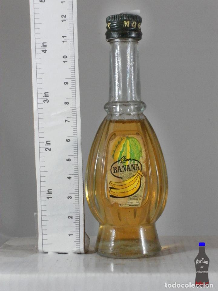 Coleccionismo de vinos y licores: BOTELLITA BOTELLIN LICOR BANANA MOREY