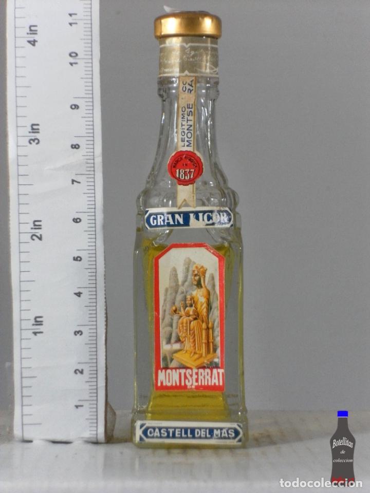 Coleccionismo de vinos y licores: BOTELLITA BOTELLIN GRAN LICOR MONTSERRAT CASTELL DEL MAS