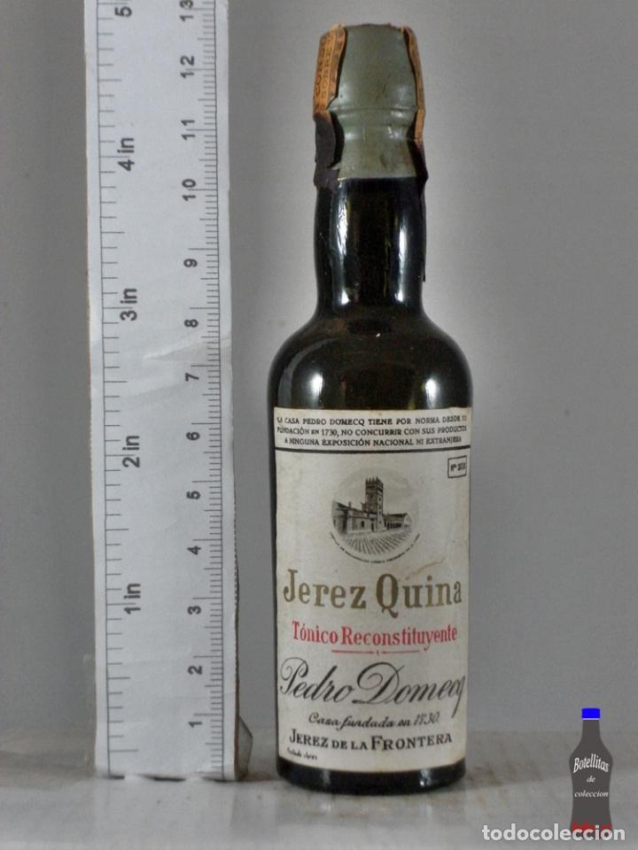 Coleccionismo de vinos y licores: BOTELLITA BOTELLIN JEREZ QUINA TONICO PEDRO DOMECQ JEREZ DE LA FRONTERA