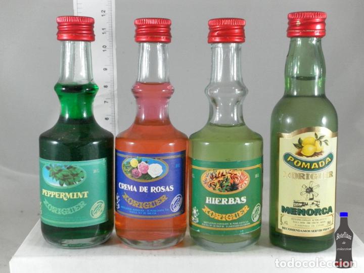 Collectionnisme de vins et liqueurs: BOTELLITA BOTELLIN 4 MINIS XORIGUER MENORCA