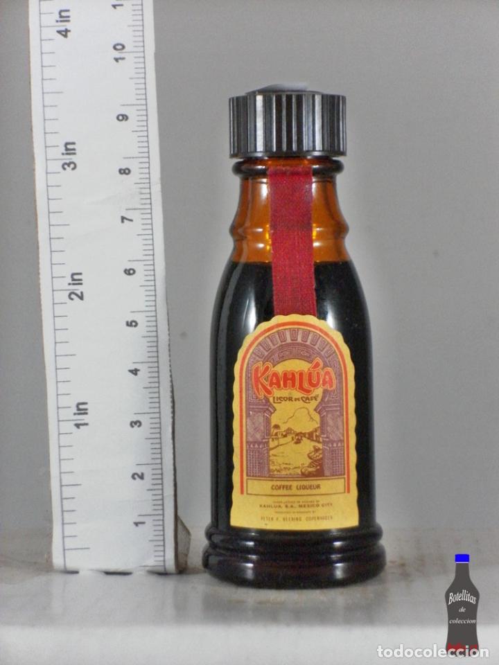 Coleccionismo de vinos y licores: BOTELLITA BOTELLIN KAHLUA LICOR DE CAFE MEXICO PETER F HEERING COPENHAGEN