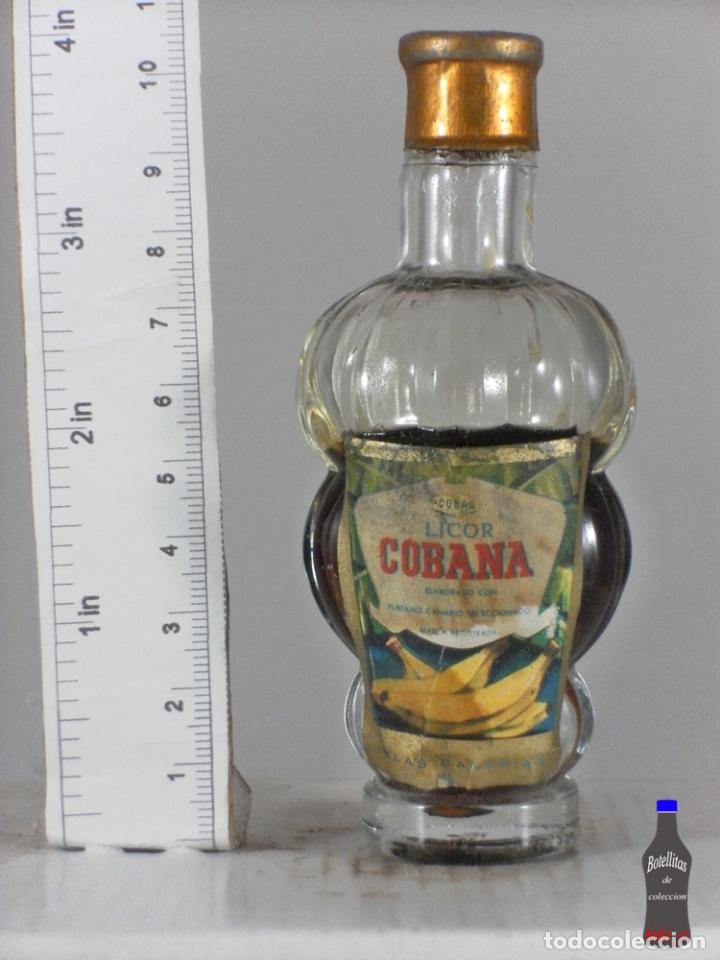 Coleccionismo de vinos y licores: BOTELLITA BOTELLIN LICOR COBANA COCAL ISLAS CANARIAS