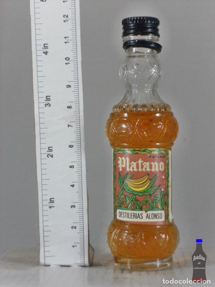 Coleccionismo de vinos y licores: BOTELLITA BOTELLIN LICOR PLATANO DESTILERIAS ALONSO ALICANTE