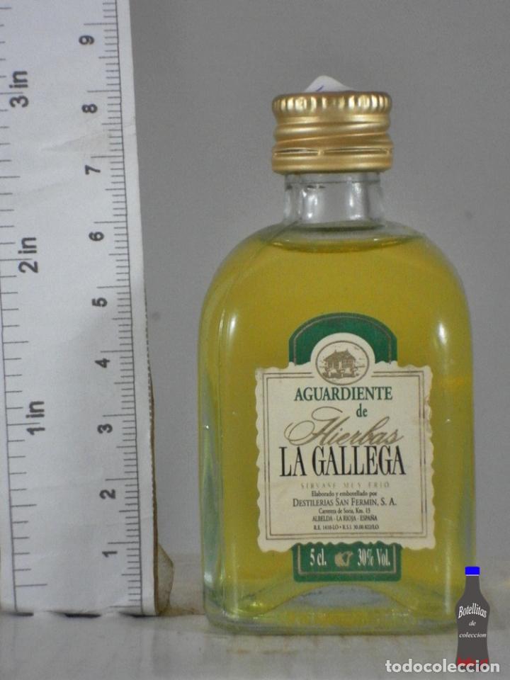 Coleccionismo de vinos y licores: BOTELLITA BOTELLIN AGUARDIENTE DE HIERBAS LA GALLEGA LA GALLEGA DESTILERIAS SAN FERMIN
