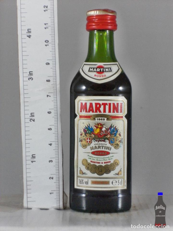 Collection of wines and liquors: BOTELLITA BOTELLIN MARTINI ROSSO MARTINI ROSSI TORINO ITALIA