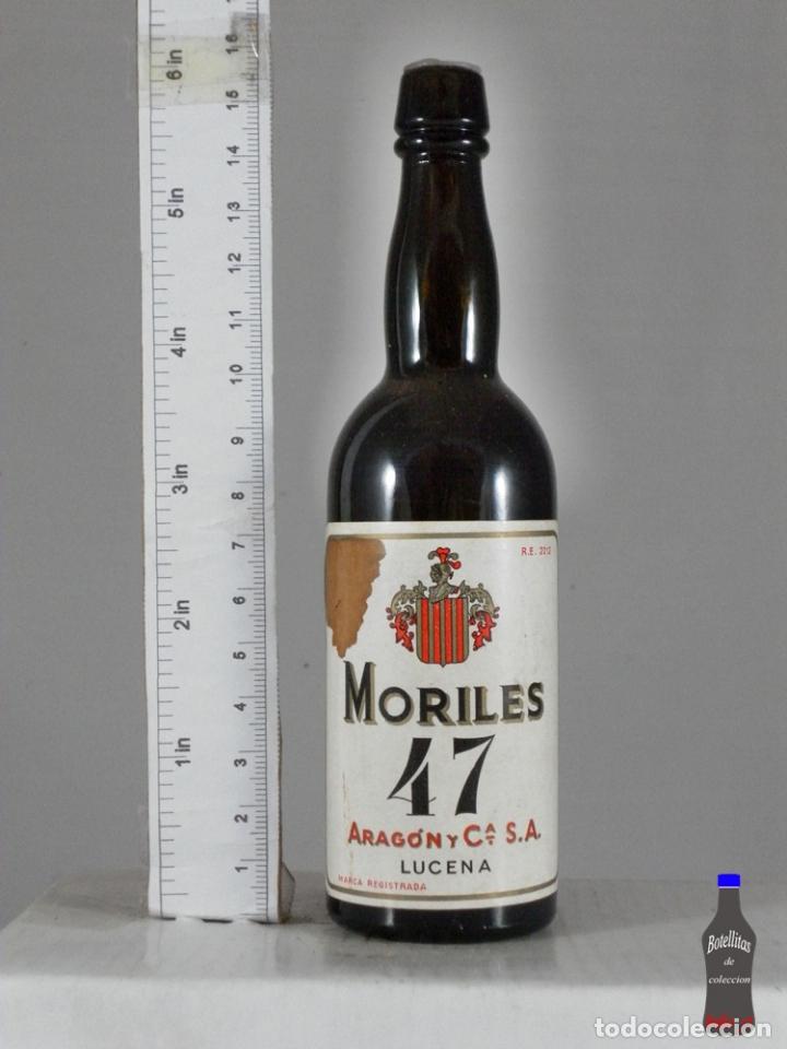 Sammlung von Weinen und Lik&ouml;ren: BOTELLITA BOTELLIN MORILES 47 ARAGON Y CIA LUCENA