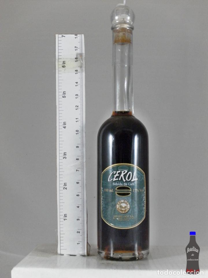 Coleccionismo de vinos y licores: BOTELLITA BOTELLIN CEROL BEBIDA DE CAFE LICORES SINC ALCOY